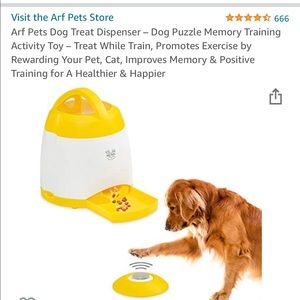 Art pets dog treat dispenser. Brand new never used.